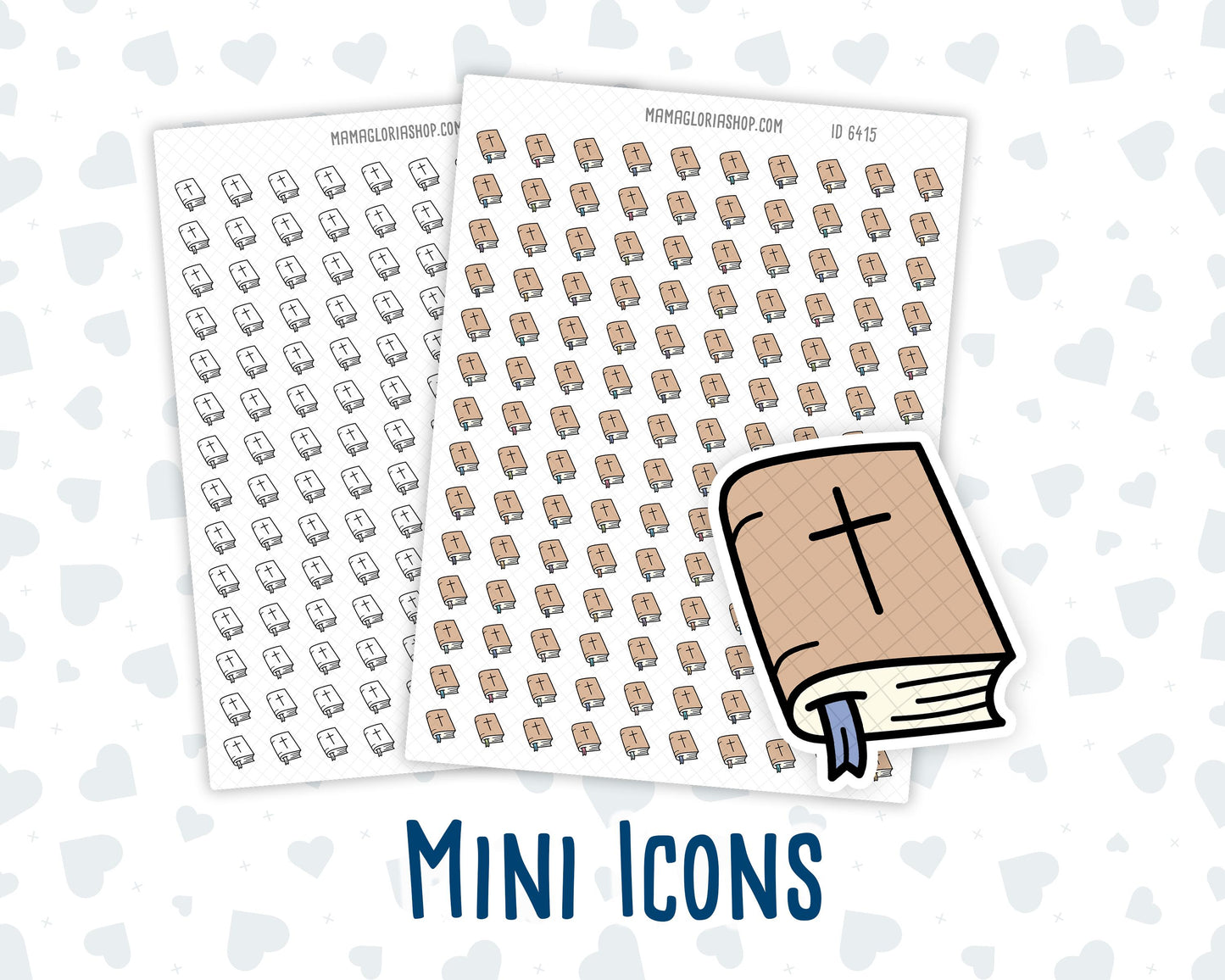 Bible - Bible Study Time - Daily Devotionals - Doodle Icon Sticker