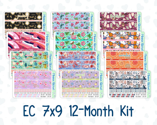 EC 7x9 - 12-Month Kit - 2025 - For Erin Condren Planners