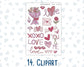 Kit 0204 Add Ons - Valentine's Garden- February - Planner Stickers - Kit