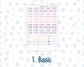 Kit 0204 Laurel Denise Standard Size – Weekly - Horizontal Layout - Valentine's Garden - February