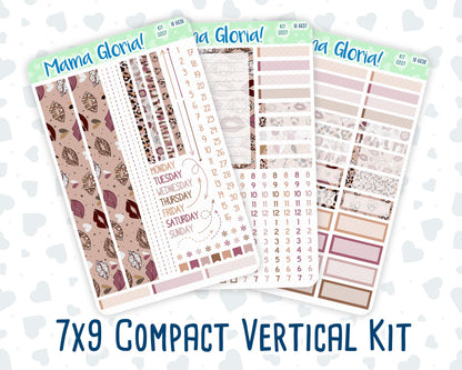 Kit 0207- 7x9 Compact Vertical - Wild Love - Weekly - February