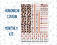 Kit 0207 Hobonichi Cousin – Monthly – 1.3” Wide Columns - Wild Love - February