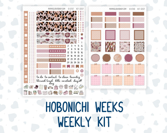 Kit 0207 Hobonichi Weeks – Weekly Kit - Wild Love - February