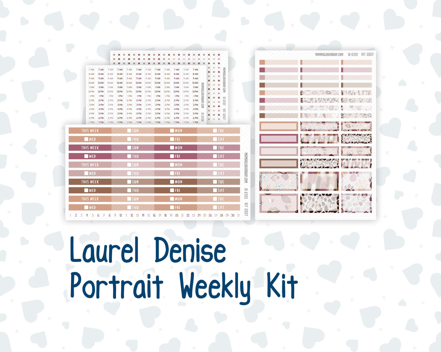 Kit 0207 Laurel Denise Portrait – Weekly- Wild Love - February