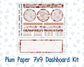 Kit 0207 Plum Paper 7x9 – Dashboard - Wild Love- February