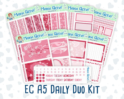 Kit 0205 - A5 Daily Duo - Dancer's Heart - February -Planner