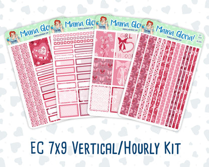 Kit 0205- 7x9 - Dancer's Heart - February - Weekly Kit For Planners