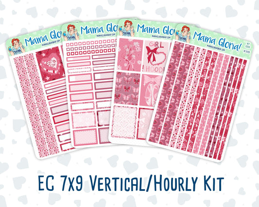 Kit 0205- 7x9 - Dancer's Heart - February - Weekly Kit For Planners