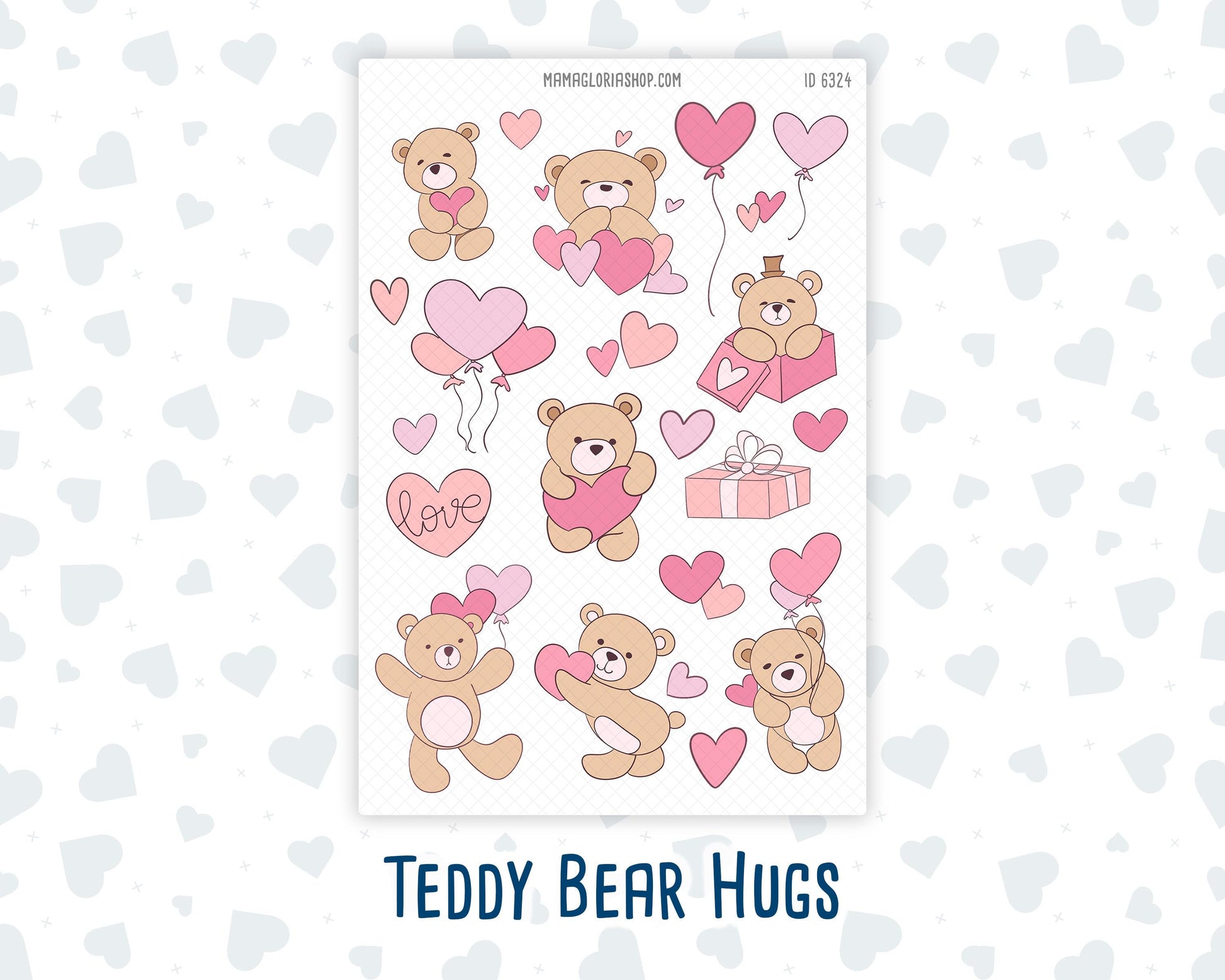 Valentines Exclusive Bundle - For Planners - Journals - February - Stickers