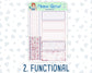 Kit 0204- 7x9 Daily Duo - Valentine's Garden - February- Planner