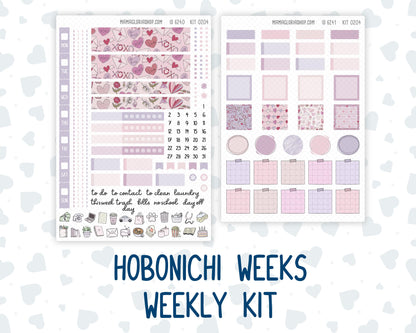 Kit 0204 Hobonichi Weeks – Weekly Kit - Valentine's Garden - February