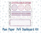 Kit 0204 Plum Paper 7x9 – Dashboard - Valentine's Garden - February