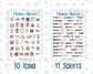 Kit 0207 Add Ons - Wild Love - February - Planner Stickers - Kit