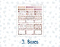 EC 8.5x11 Monthly - Kit 0207- Wild Love - February- For Erin Condren Planners