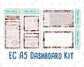 Kit 0207 - A5 - Wild Love - February - Notes Pages - Dashboard Kit - Productivity Page