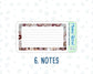 Kit 0207 - A5 - Wild Love - February - Notes Pages - Dashboard Kit - Productivity Page