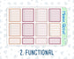 Kit 0207 -7x9 - Wild Love - Weekly Kit For EC Horizontal Planners - February