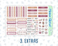 Kit 0207 -7x9 - Wild Love - Weekly Kit For EC Horizontal Planners - February