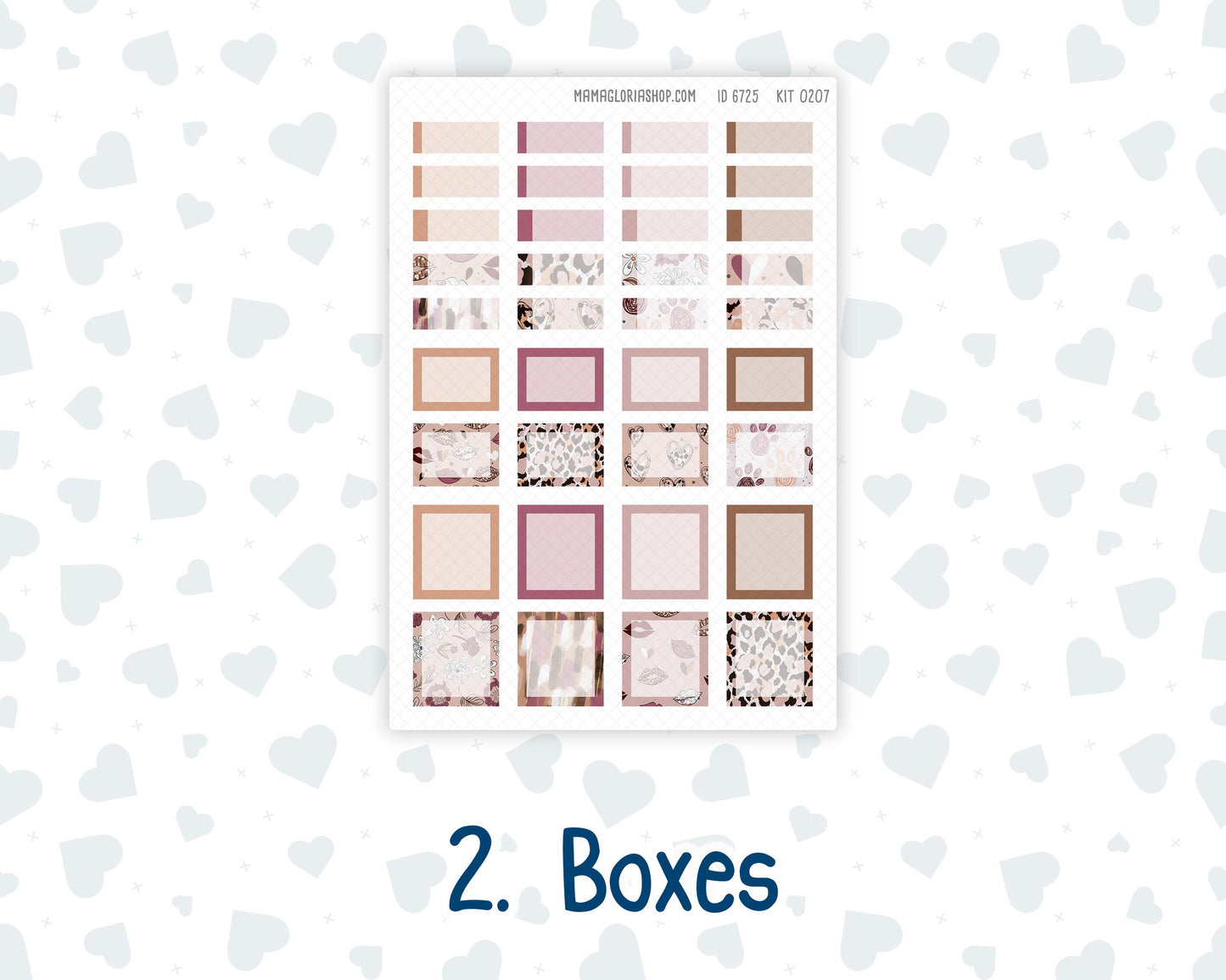 Kit 0207 Laurel Denise Standard Size – Monthly - Wild Love - February