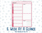 Kit 0205 - 7x9 Daily Duo - Dancer's Heart - February- Planner