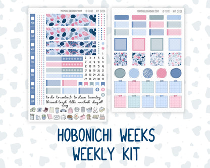 Kit 0206 Hobonichi Weeks – Weekly Kit - Feathered Romance - February