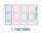 Kit 0206-7x9 - Feathered Romance - Weekly Kit For EC Horizontal Planners - February