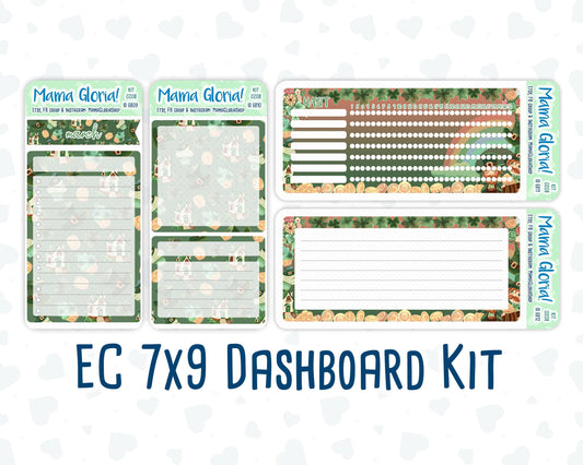 Kit 0208- 7x9 - Shamrock Lane - March- Notes Pages - Dashboard Kit - Productivity Page