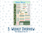 Kit 0208- 7x9 Daily Duo - Shamrock Lane - March - Planner