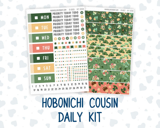 Kit 0208 Hobonichi Cousin – Daily Kit - Shamrock Lane - March