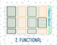 Kit 0208 -7x9 - Shamrock Lane- Weekly Kit For EC Horizontal Planners - March