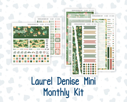 Kit 0208 Laurel Denise Mini Size – Monthly - Shamrock Lane - March