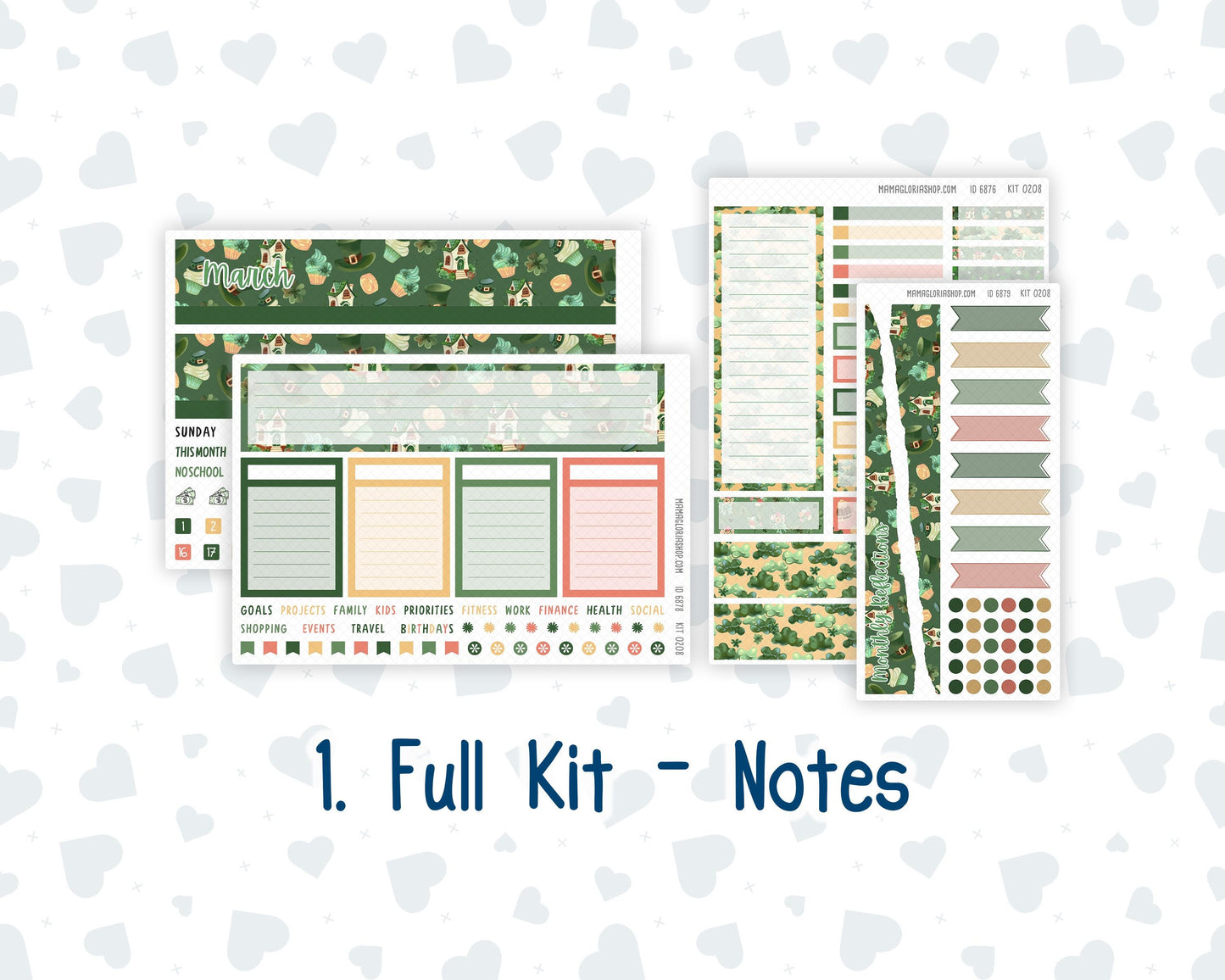 Kit 0208 Laurel Denise Portrait – Monthly - Shamrock Lane - March