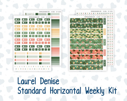 Kit 0208 Laurel Denise Standard Size – Weekly - Horizontal Layout - Shamrock Lane - March