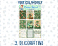 Kit 0208- 7x9 - Shamrock Lane- March- Weekly Kit For Planners