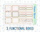 Kit 0209- 7x9 - Monthly - Forest Friends - March - For EC Planners