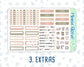 Kit 0209 -7x9 - Forest Friends- Weekly Kit For EC Horizontal Planners - March