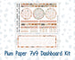 Kit 0209 Plum Paper 7x9 – Dashboard - Forest Friends- March