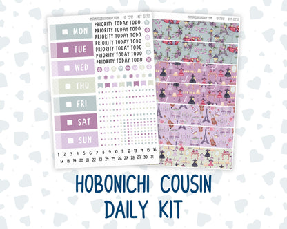 Kit 0210- Hobonichi Cousin – Daily Kit - Paris Dream - March