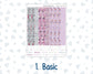 Kit 0210 A5 Plum Paper Daily - Paris Dream - Planner -March