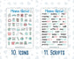 Kit 0211 Add Ons - Spring Chores - March- Planner Stickers - Kit