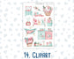 Kit 0211 Add Ons - Spring Chores - March- Planner Stickers - Kit