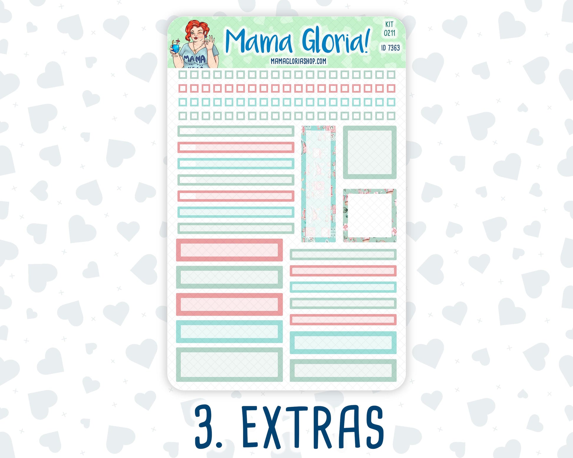 Kit 0211- A5 Daily Duo - Spring Chores - March -Planner