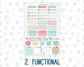 Kit 0211 - Hobonichi Cousin – Weekly Kit – 1.3” Wide Columns - Spring Chores - March