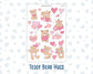 Clipart - Teddy Bear Hugs - For Planners - Journals - Valentines Day