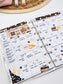 Kit 0254 - HP Mini - Monthly Kit - February - Valentine Village - For Mini Happy Planner