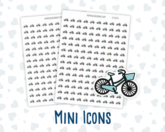 Bike Ride- Outdoor Cycling - Doodle Icon-Sticker