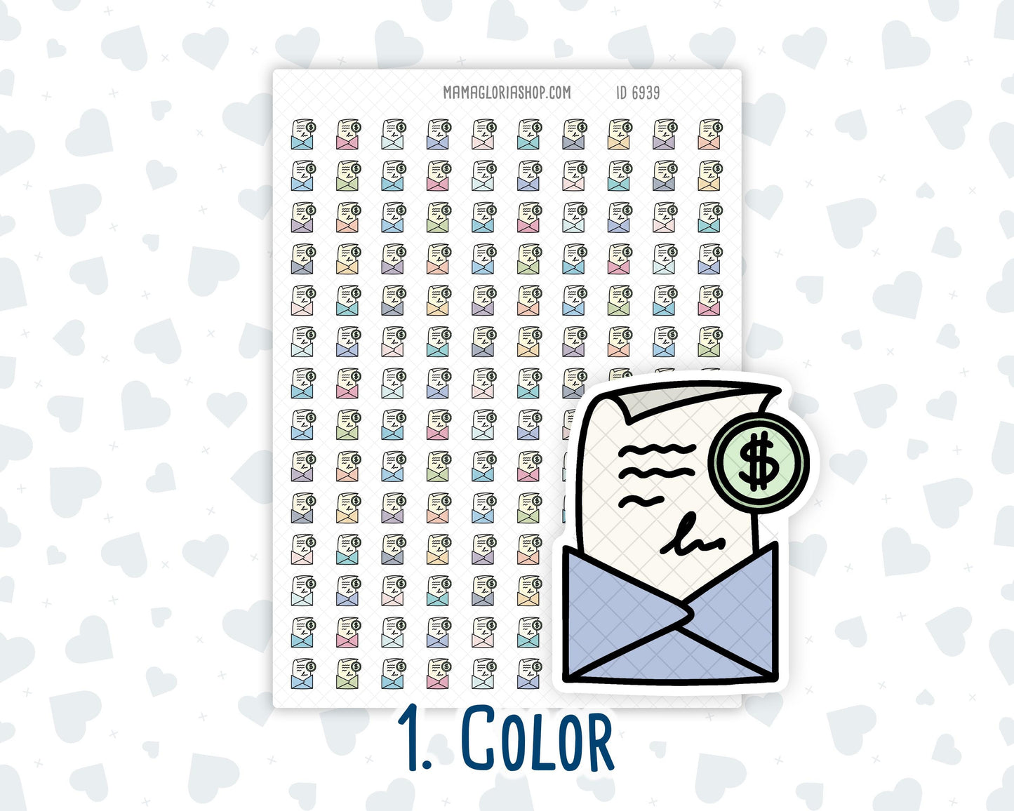 Bill Payment - Budget Tracker - Doodle Icon-Sticker