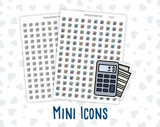 Calculator - Budgeting - Finance Tracker - Doodle Icon-Sticker