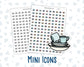 Dishes - Dishwashing - Kitchen Chores - Doodle Icon-Sticker