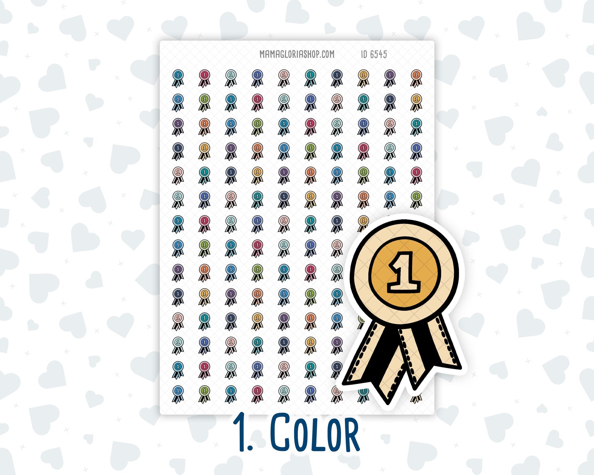 Award Ribbon - Achievement - Doodle Icon-Sticker